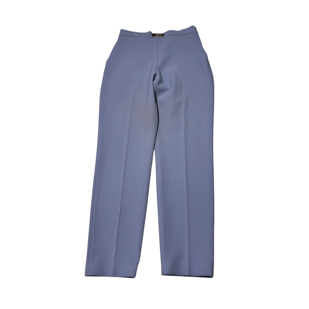 Elisabetta Franchi Pantalone Donna Blue High Waisted Womens 4 W26 L27 Made Italy